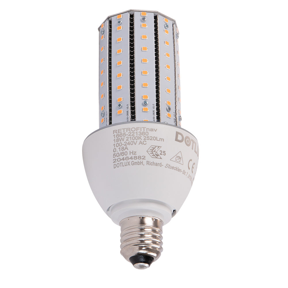 DOTLUX LED-Strassenlampe RETROFITnav E27 18W 2100K