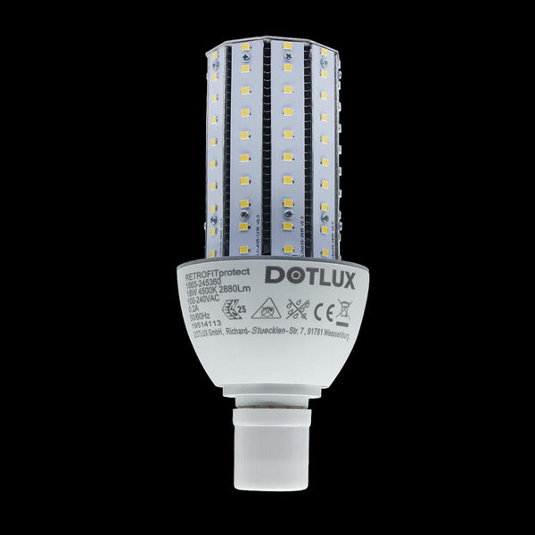 DOTLUX LED-Strassenlampe RETROFITprotect E27 18W 4500K