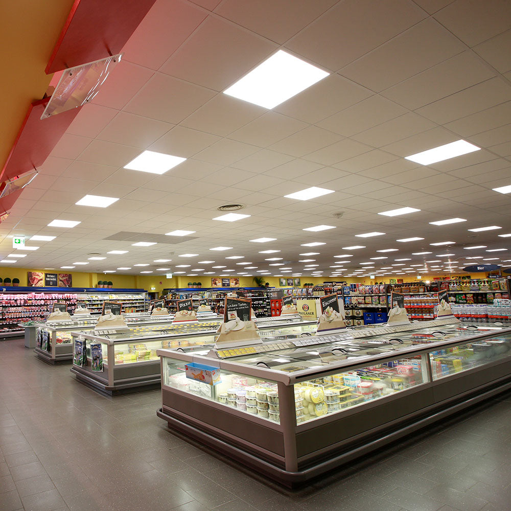 DOTLUX LED-Panel FLATugr 620x620mm 38W UGR<19 COLORselect B-Ware
