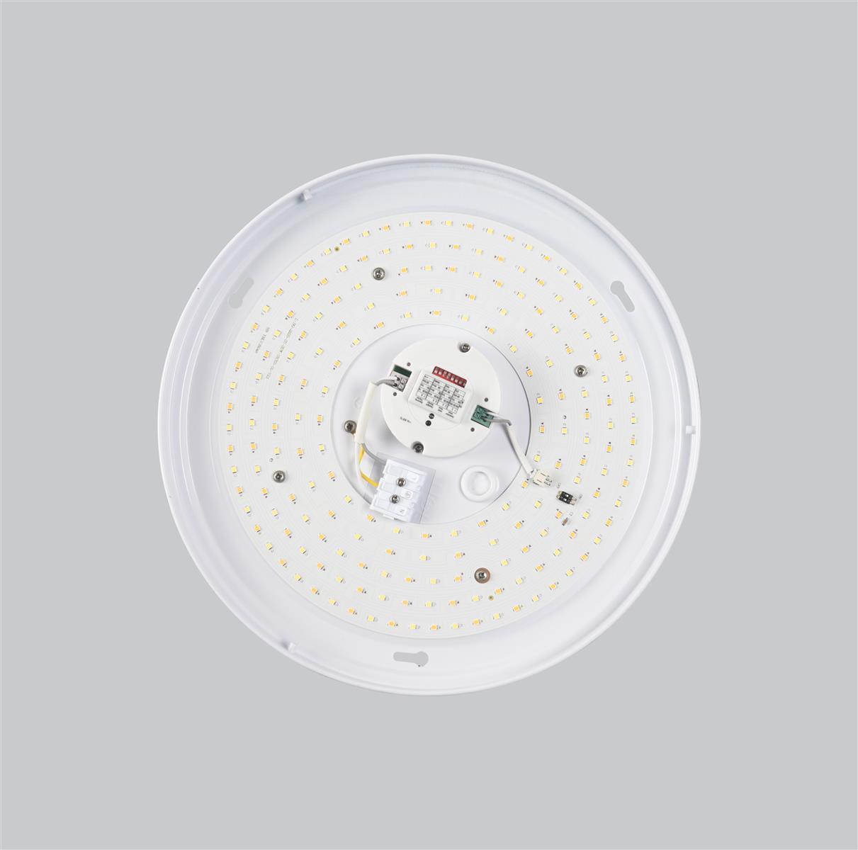 DOTLUX LED-Leuchte LUNAsilver-sensor Ø330mm 18W COLORselect IP44