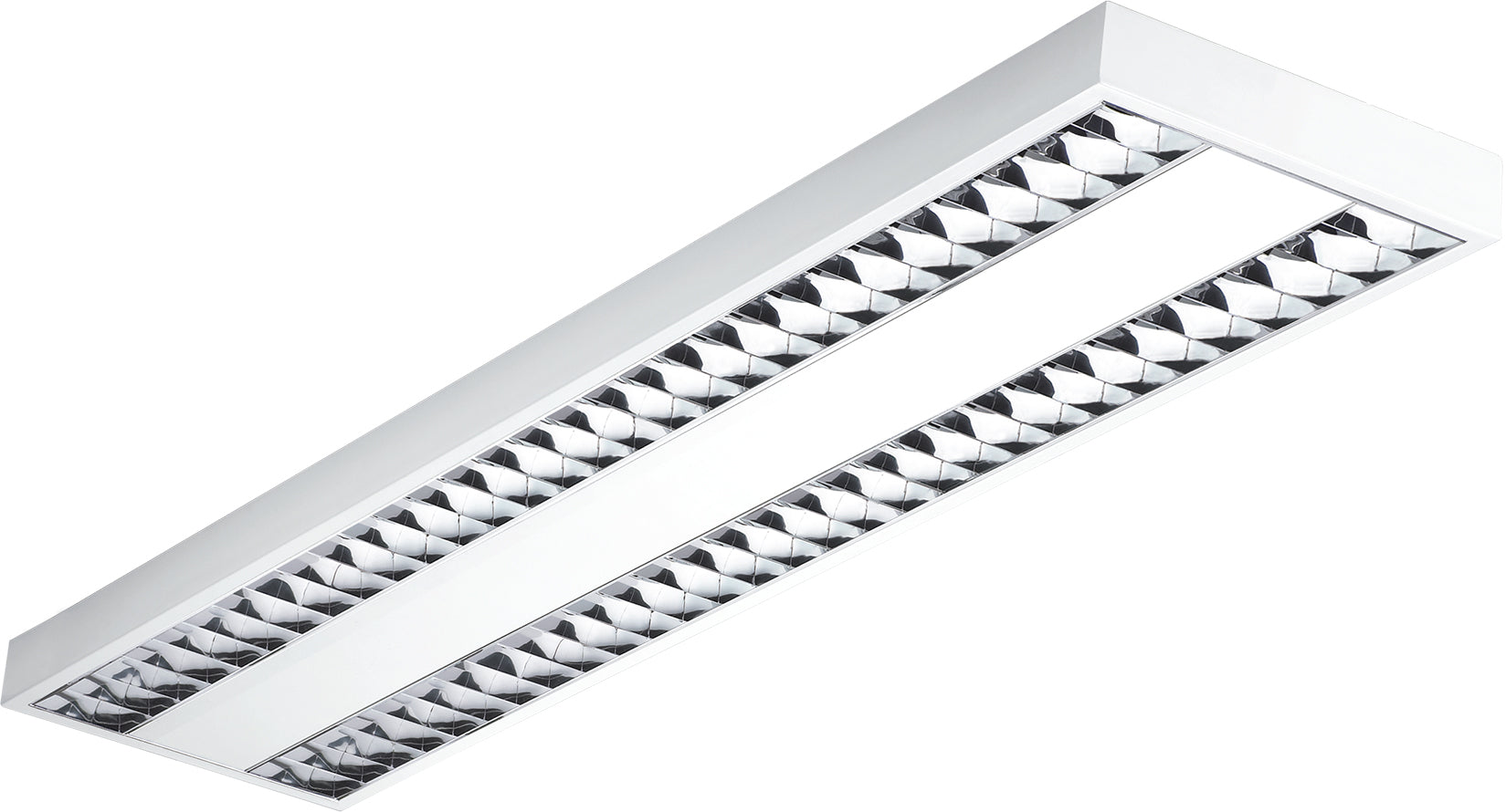DOTLUX LED-Aufbauleuchte GRIDlong 1500x295mm POWERselect 4000K UGR<16