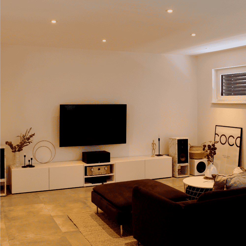 DOTLUX LED-Leuchte MULTIsun 8W 2000-2800K Sunset dimming (ohne Zierblende)