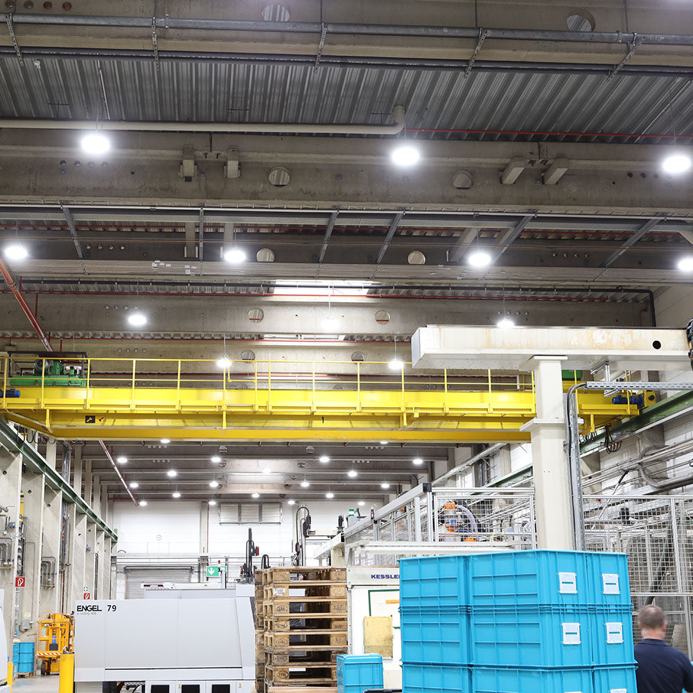 DOTLUX LED-Hallenstrahler LIGHTSHOWERevo 110W 5000K dimmbar DALI Made in Germany
