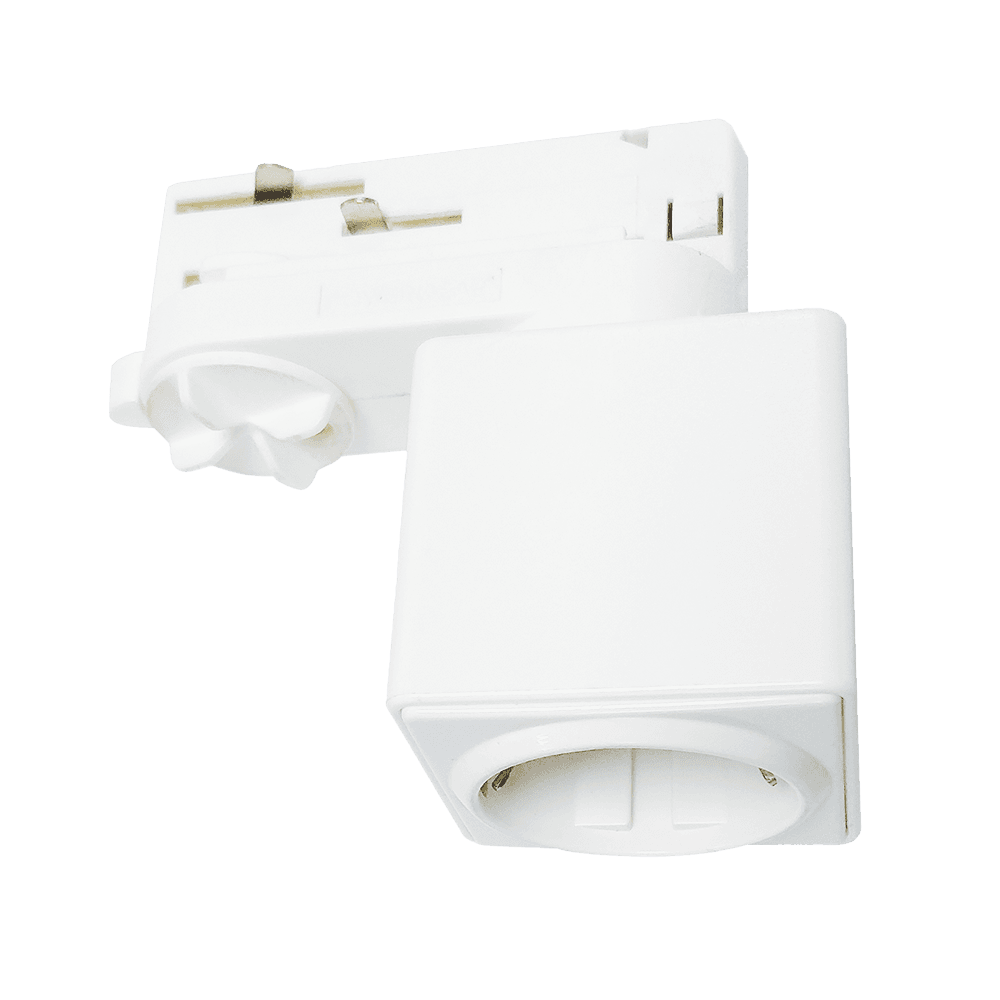 DOTLUX Steckdoseneinheit für Schuko-Stecker 3Phasen für LINEAselect und TRACK-Schienen