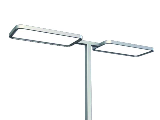 DOTLUX LED-Stehleuchte Doppelkopf STUDIObutlerduo 2x80W 4000K dimmbar