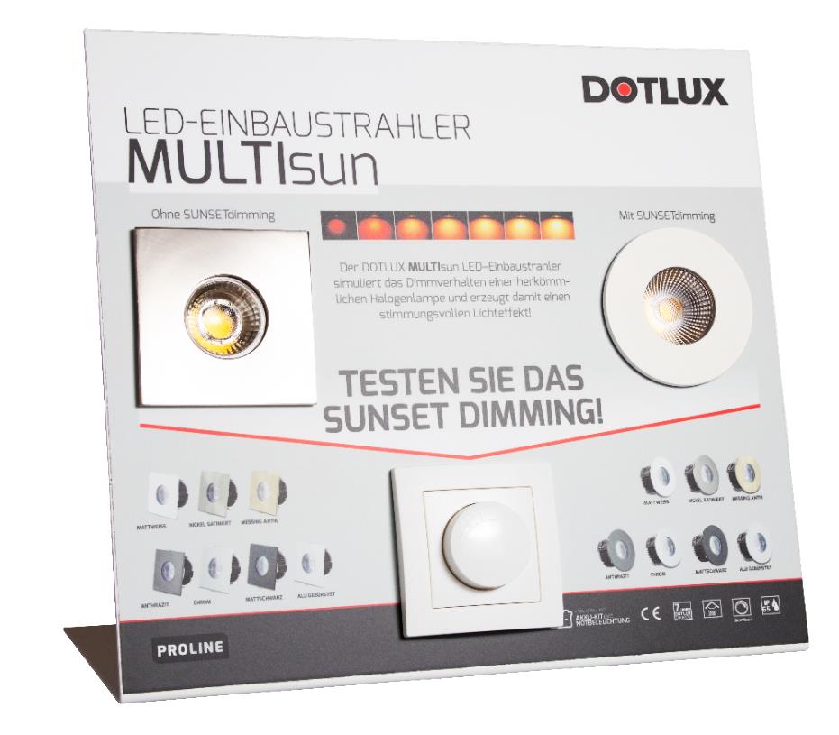 DOTLUX L-Aufsteller MULTI/MULTIsun