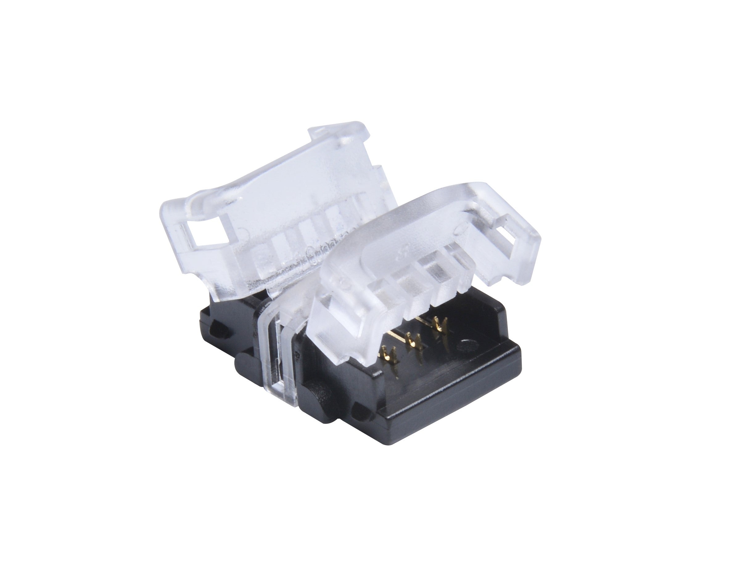 DOTLUX Klemmverbinder Streifen zu Streifen 4-polig für LED-Streifen 10mm RGB IP20 Set 5 Stück