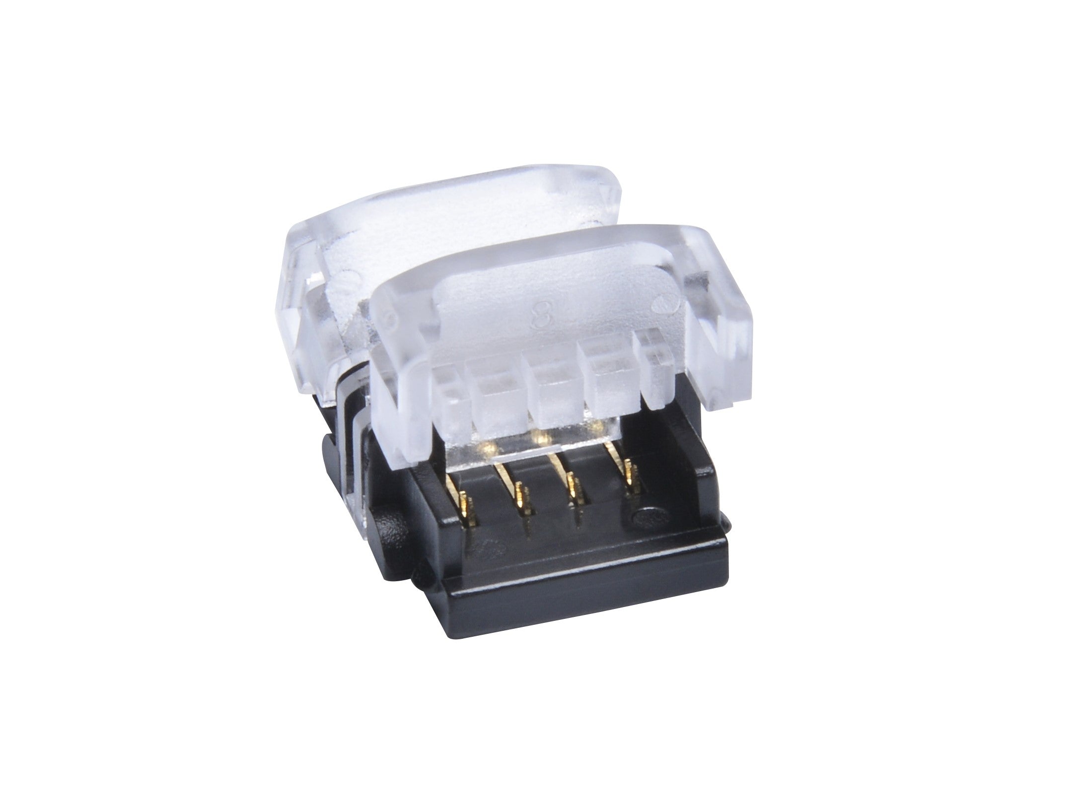 DOTLUX Klemmverbinder Streifen zu Streifen 4-polig für LED-Streifen 10mm RGB IP20 Set 5 Stück