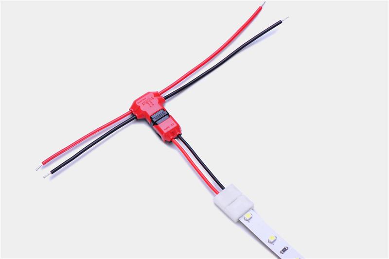DOTLUX Kabelverbinder T- förmig 2- polig für LED-Streifen (Set 5 St.)