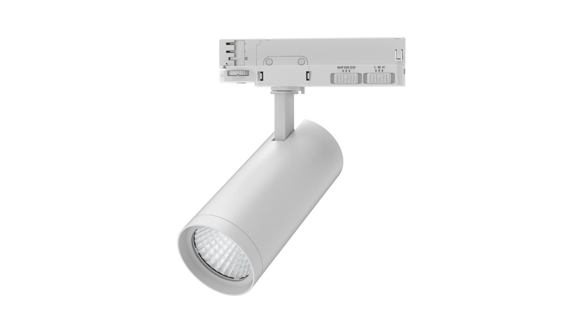 DOTLUX LED-Tracklight SLIMtrackTRUECOLOR max.30W POWERselect & COLORselect weiss