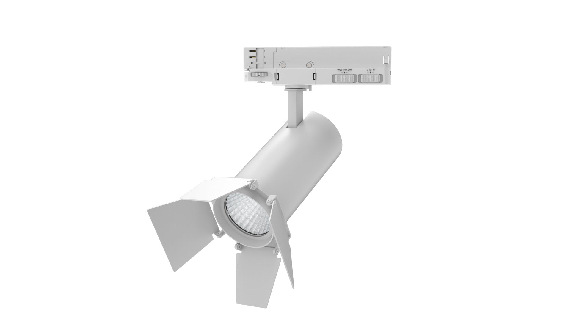 DOTLUX LED-Tracklight SLIMtrackTRUECOLOR max.30W POWERselect & COLORselect weiss