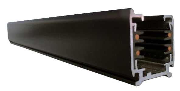 DOTLUX 3 Phasen-Stromschiene, 1 m, schwarz matt