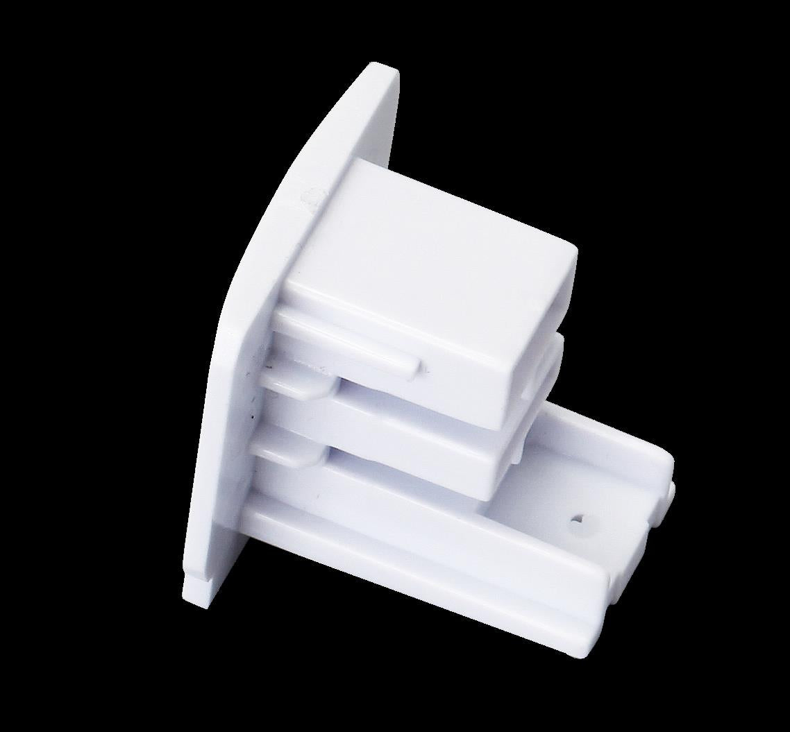 DOTLUX Endkappe für 3 Phasen-Stromschiene, weiss