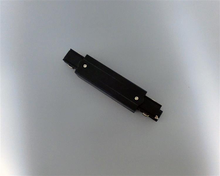 DOTLUX 3 Phasen-Verbinder, gerade mit Mitteleinspeisung, schwarz