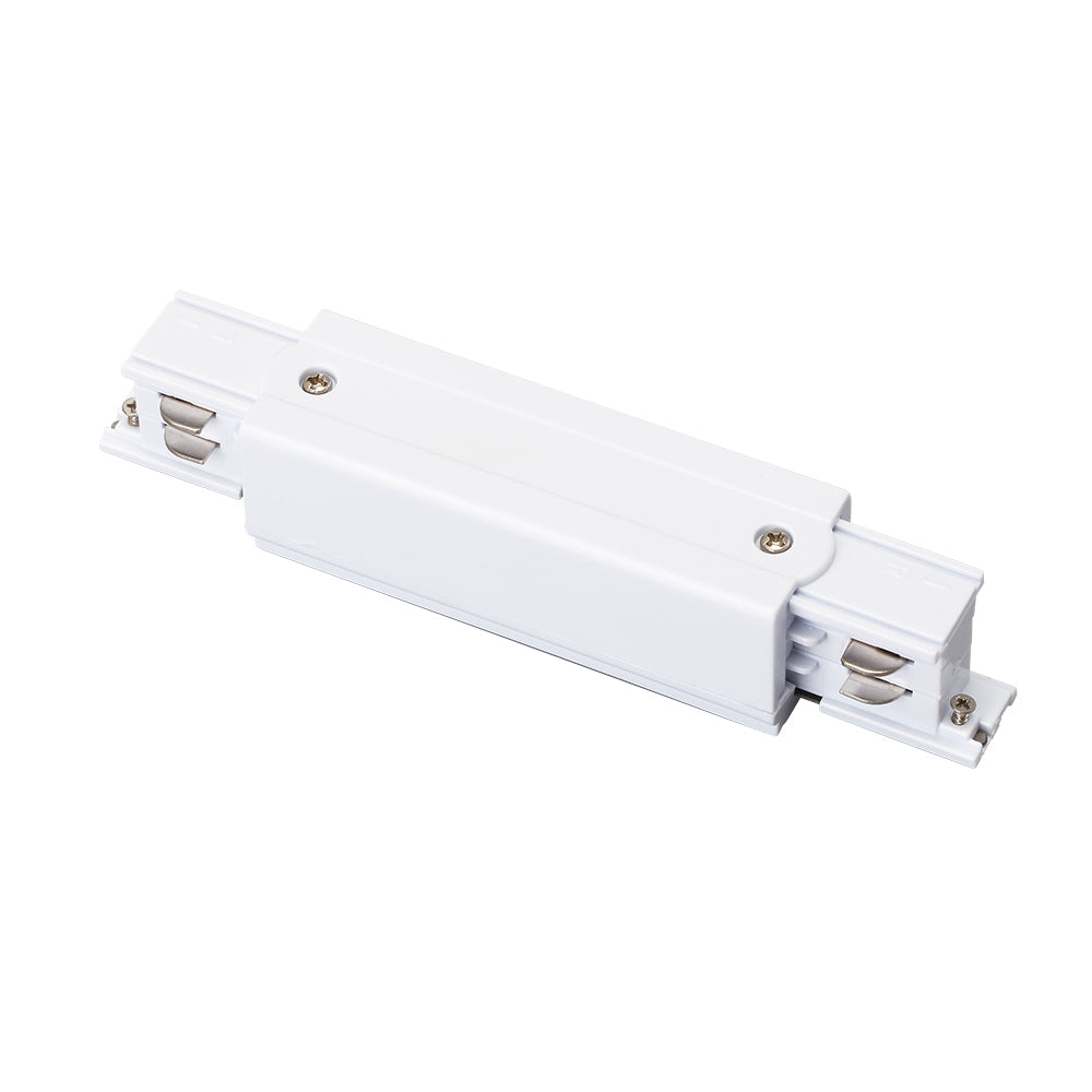 DOTLUX 3 Phasen-Verbinder, gerade mit Mitteleinspeisung, weiss