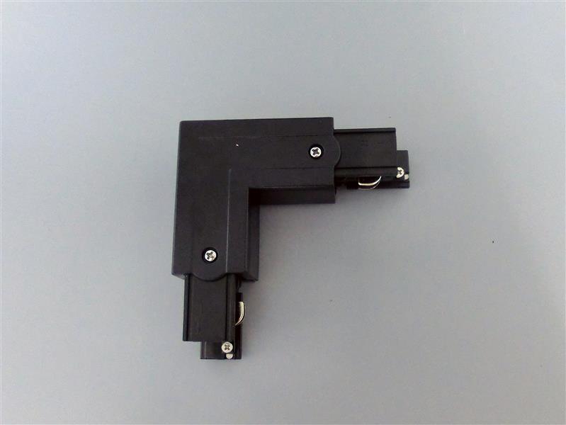 DOTLUX 3 Phasen-Eckverbinder 90°, links, schwarz