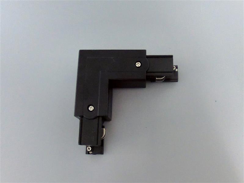 DOTLUX 3 Phasen-Eckverbinder 90°, rechts, schwarz