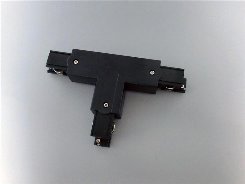 DOTLUX 3 Phasen-T-Verbinder, links 1, schwarz