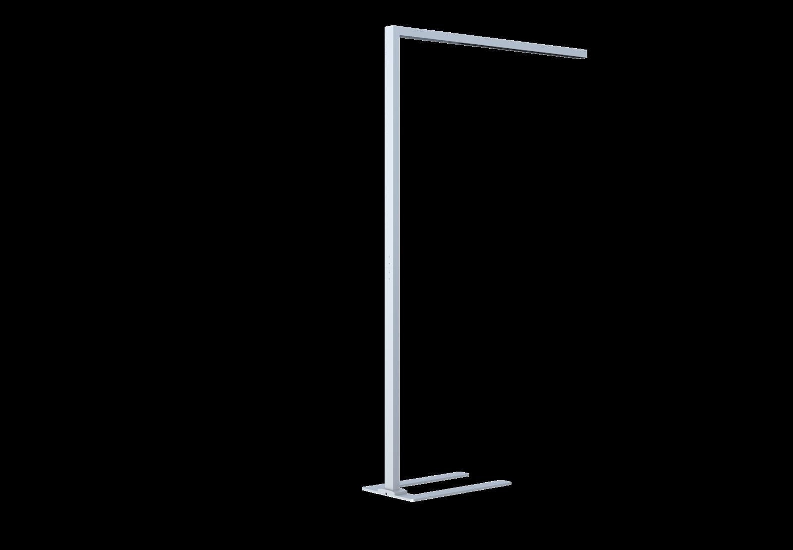 DOTLUX LED-Stehleuchte STYLEbutler 80W 4000K tageslichtabhängige Dimmung weiß