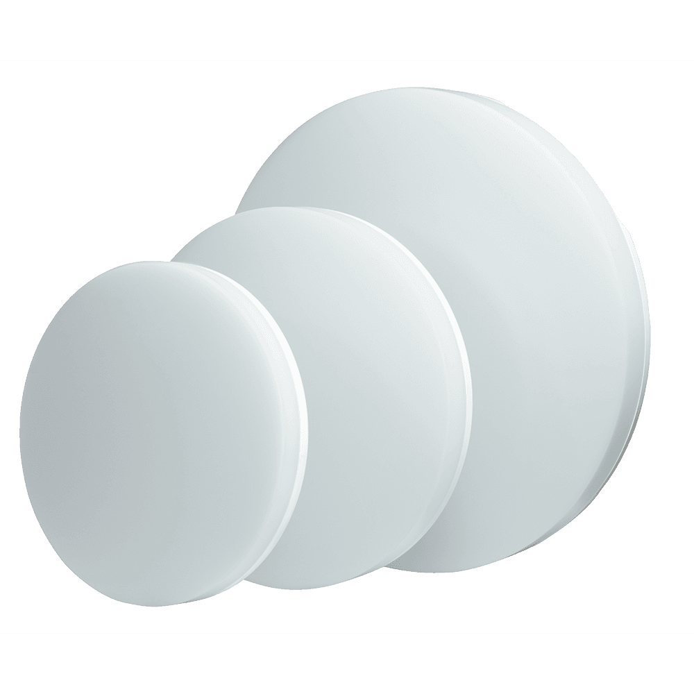 DOTLUX LED Aufbauleuchte SURFACEdali Ø300x62 22W 3000/4000/5700K COLORselect weiß