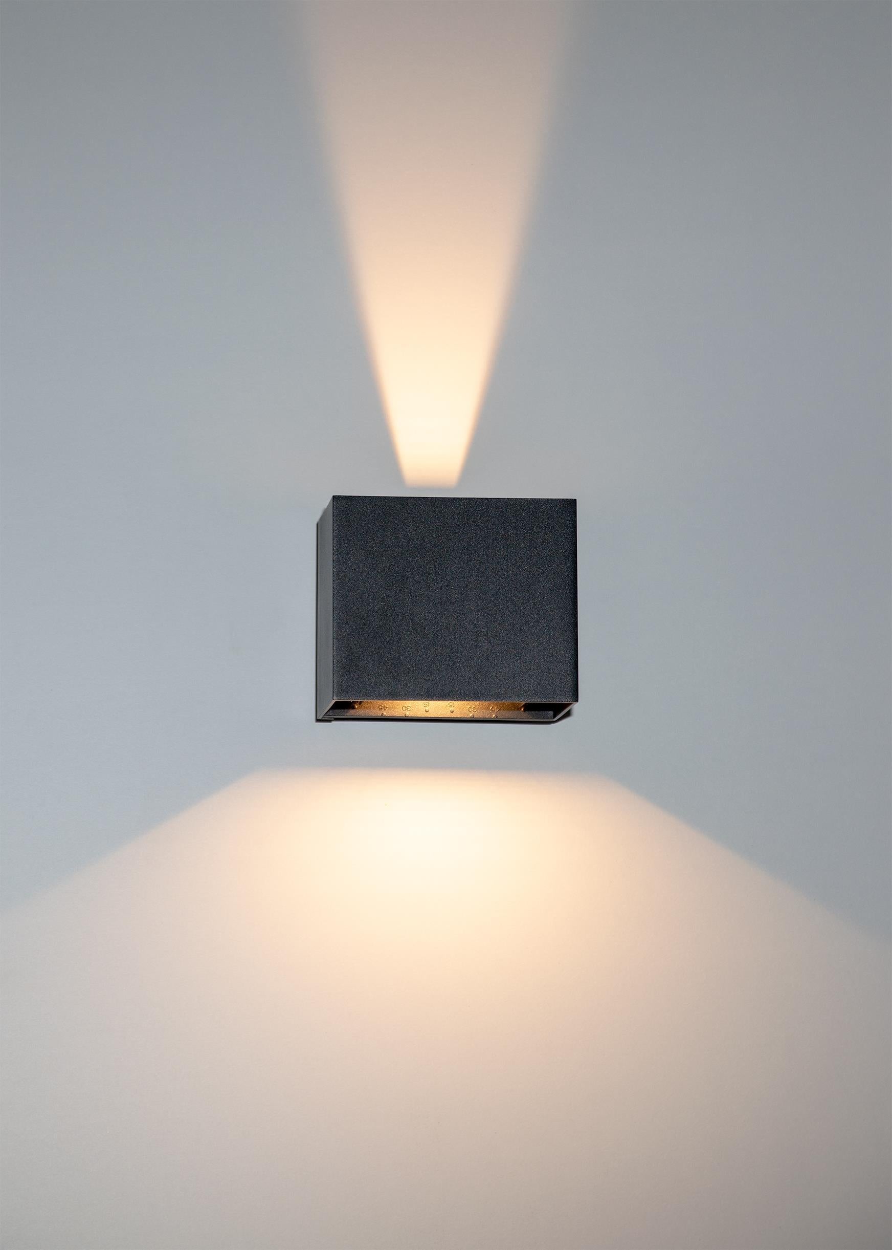 DOTLUX LED-Wandleuchte BEAMO 10W 3000K schwarz