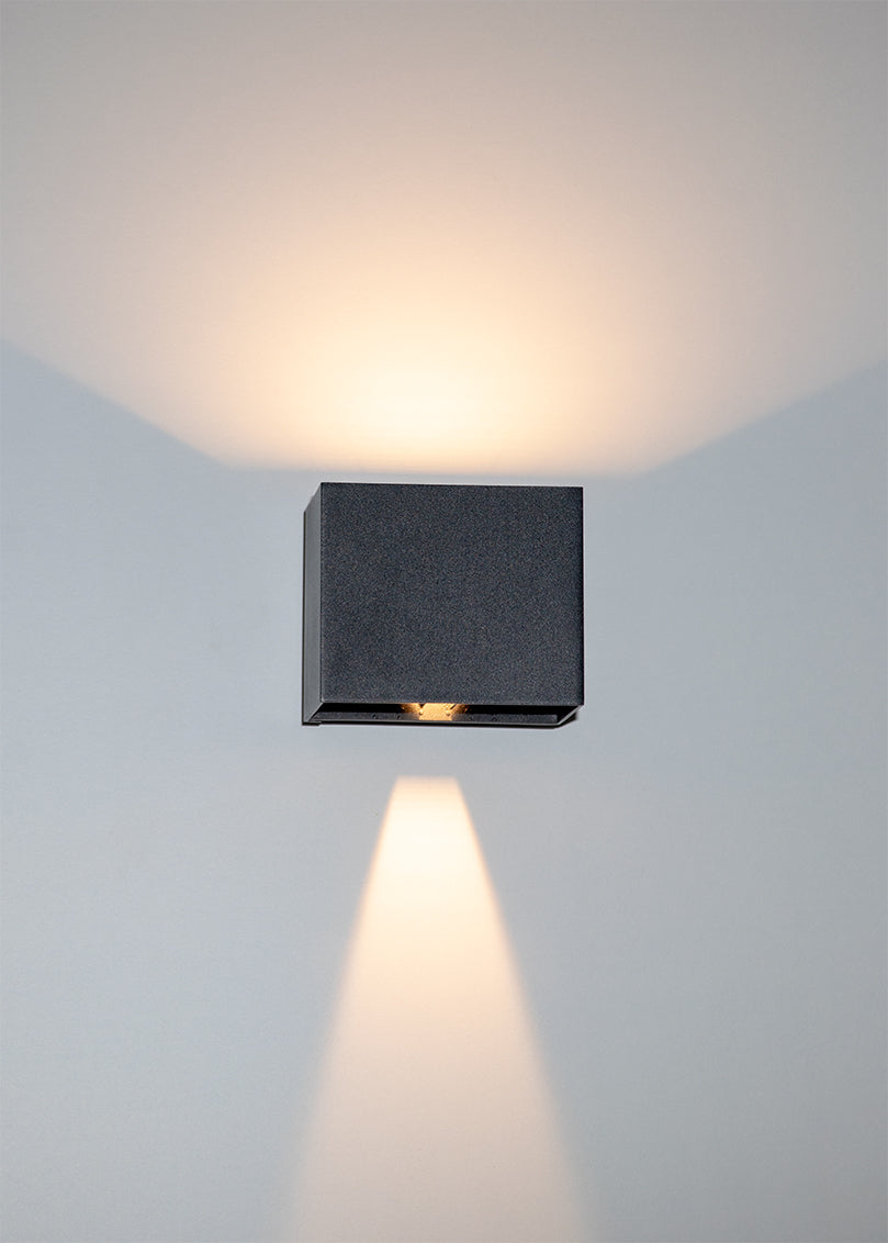 DOTLUX LED-Wandleuchte BEAMO 10W 3000K anthrazit