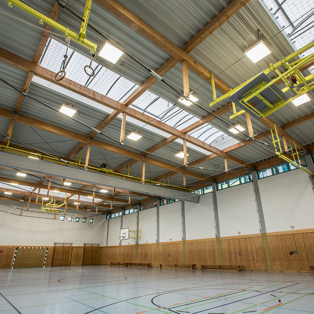 DOTLUX LED-Anbauleuchte QUADGUARDht 650x650mm 186W 4000K