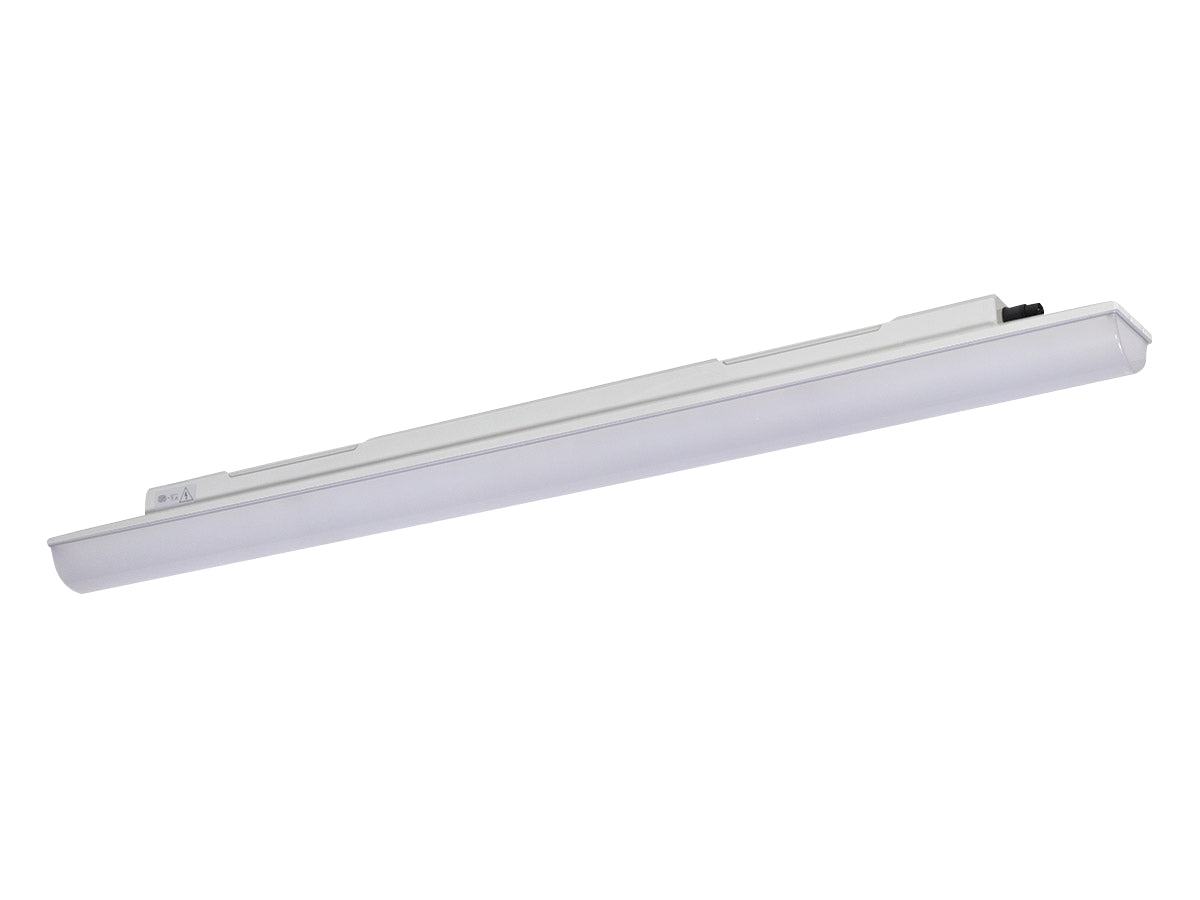 DOTLUX LED-Feuchtraumleuchte HIGHFORCEpc IP66/IP69 1455mm 27W 4000K IK10 2x3-polig durchverdrahtet inklusive Endkappe