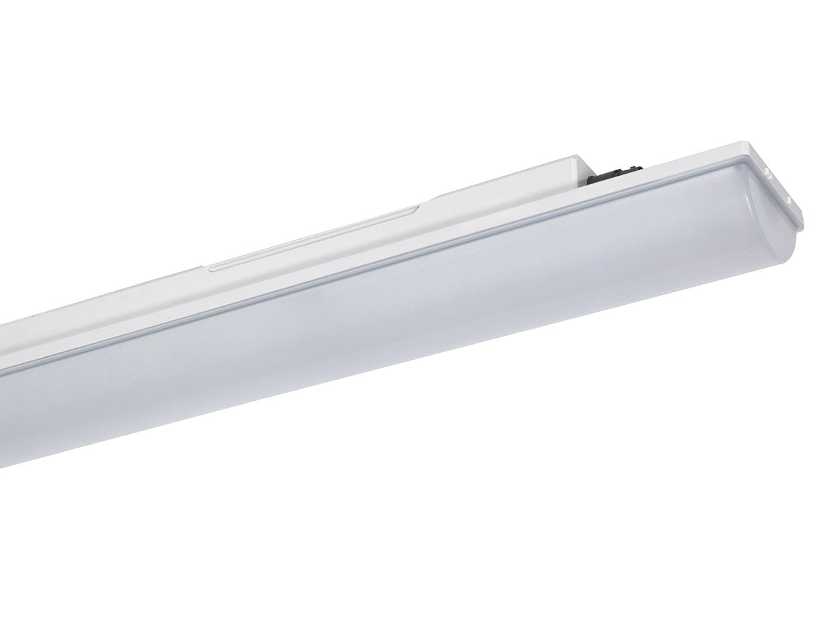 DOTLUX LED-Feuchtraumleuchte HIGHFORCEpc IP66/IP69 1455mm 24W 4000K IK10 2x3-polig durchverdrahtet inklusive Endkappe