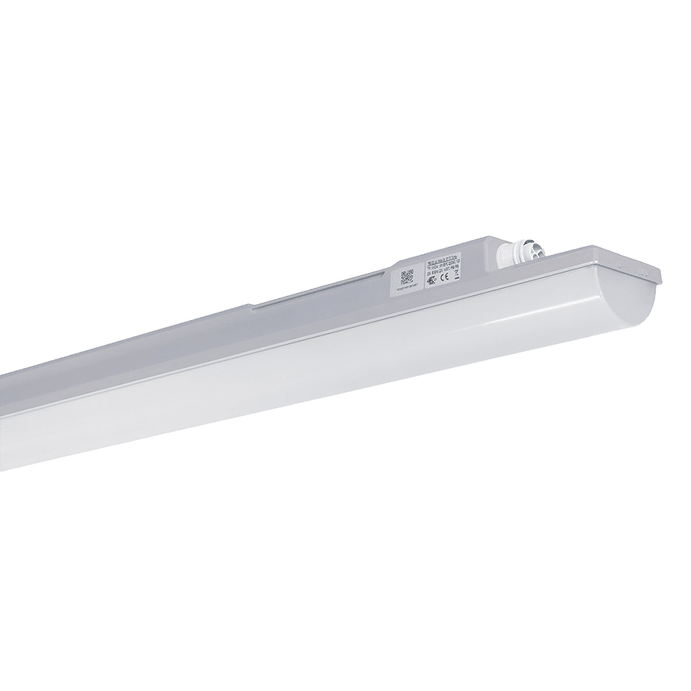 DOTLUX LED-Feuchtraumleuchte HIGHFORCEabs IP66/IP69 1455mm 45W 4000K IK06 1x3-polig