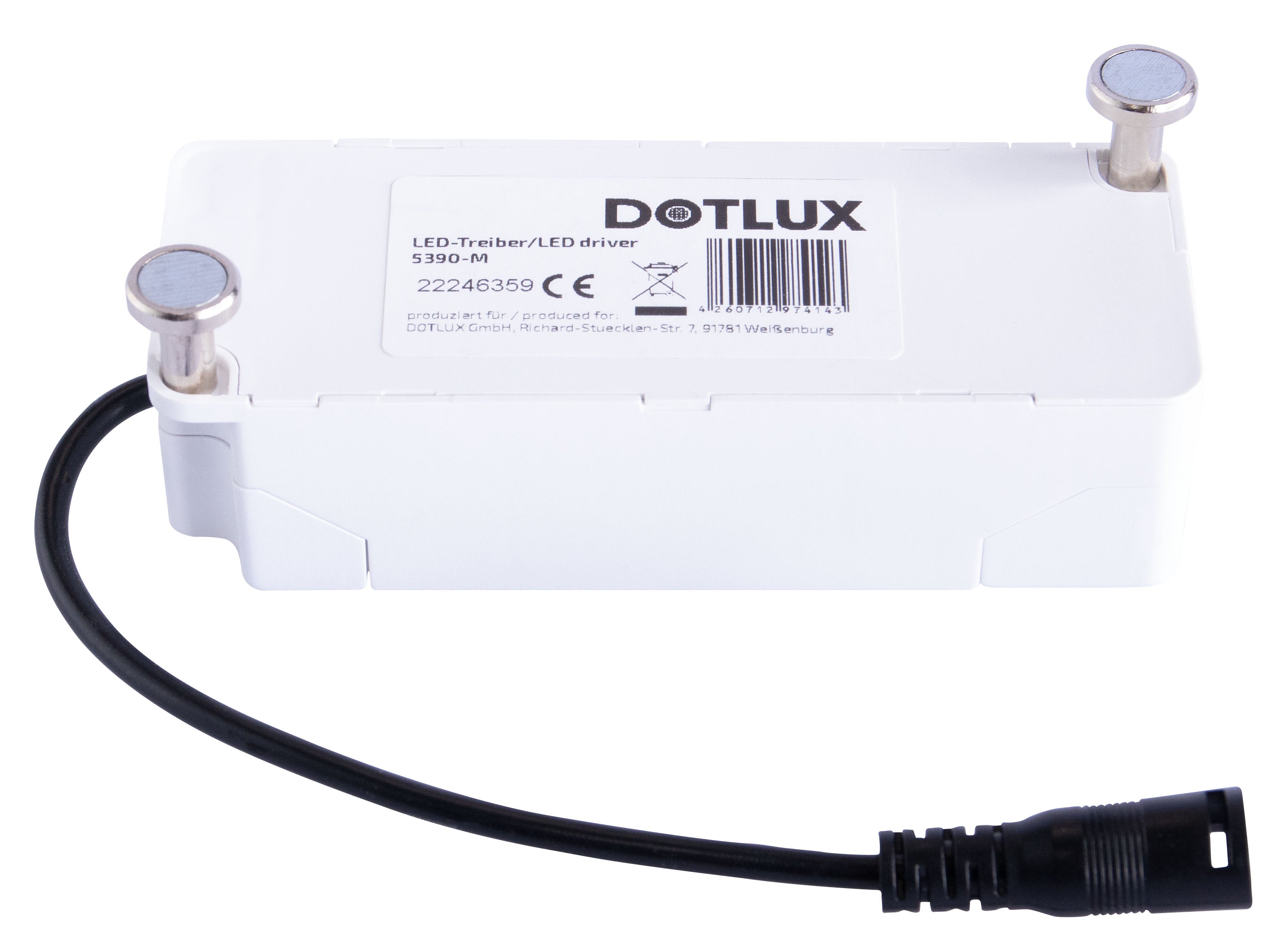 LED-Netzteil CC für QUICK-FIXadapt max. 26W 450-600mA 30-42V dimmbar 1-10V