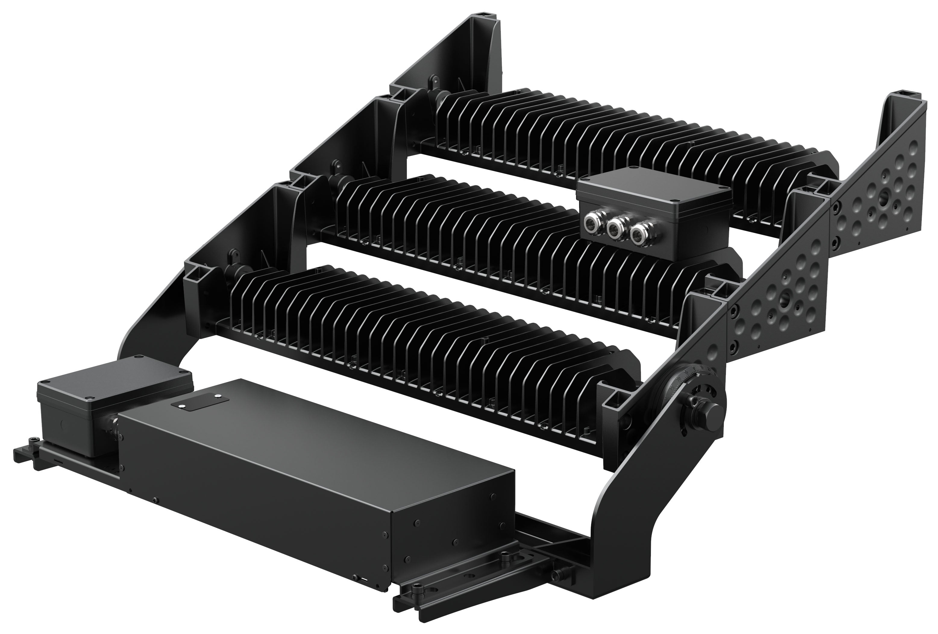 DOTLUX LED-Fluter HLFsport 1200W 3000K 1-10V dimmbar 80*12° Abstrahlwinkel