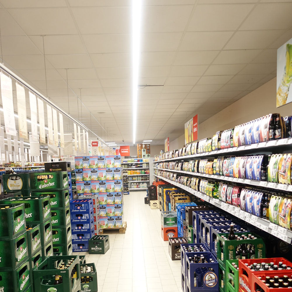DOTLUX LED-Lichtbandsystem LINEAcompact 100W breitstrahlend 2886mm 4000K DALI dimmbar