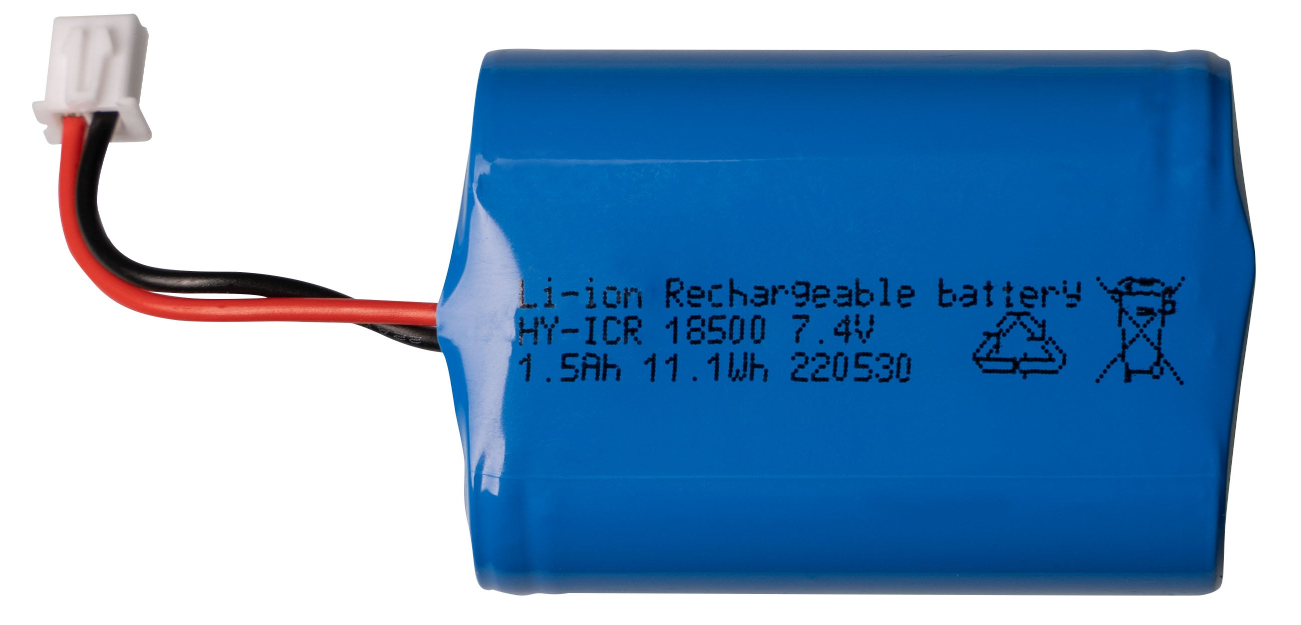 Ersatzakku für LED-Solar-Leuchten FLASHwall und FLASHground, 7,4V DC 1500mAh Li-Ion