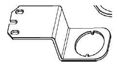 Sensormodul-Adapterplatte für DOTLUX LED-Hallenstrahler LIGHTSHOWERugr