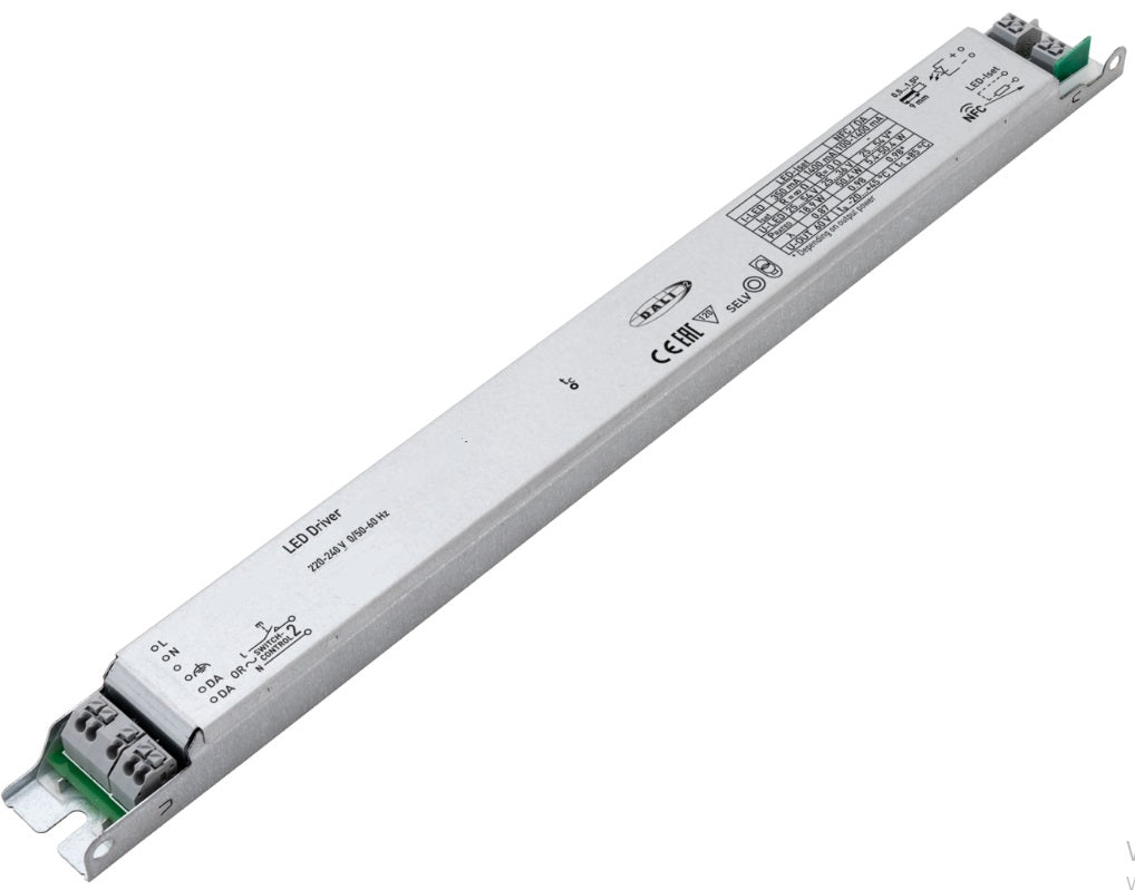 LED-Netzteil CC für QUICK-FIXdc 6-50W 100-1400mA 25-54V DALI dimmbar NFC linear Werkseitig 1400mA