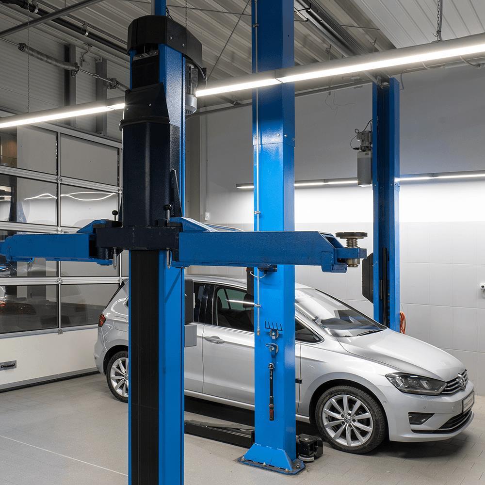 DOTLUX LED-Leuchteneinsatz LINEAlock 1437mm 25-75W 4000K dimmbar 1-10V 90*110° mit Notlichtbaustein