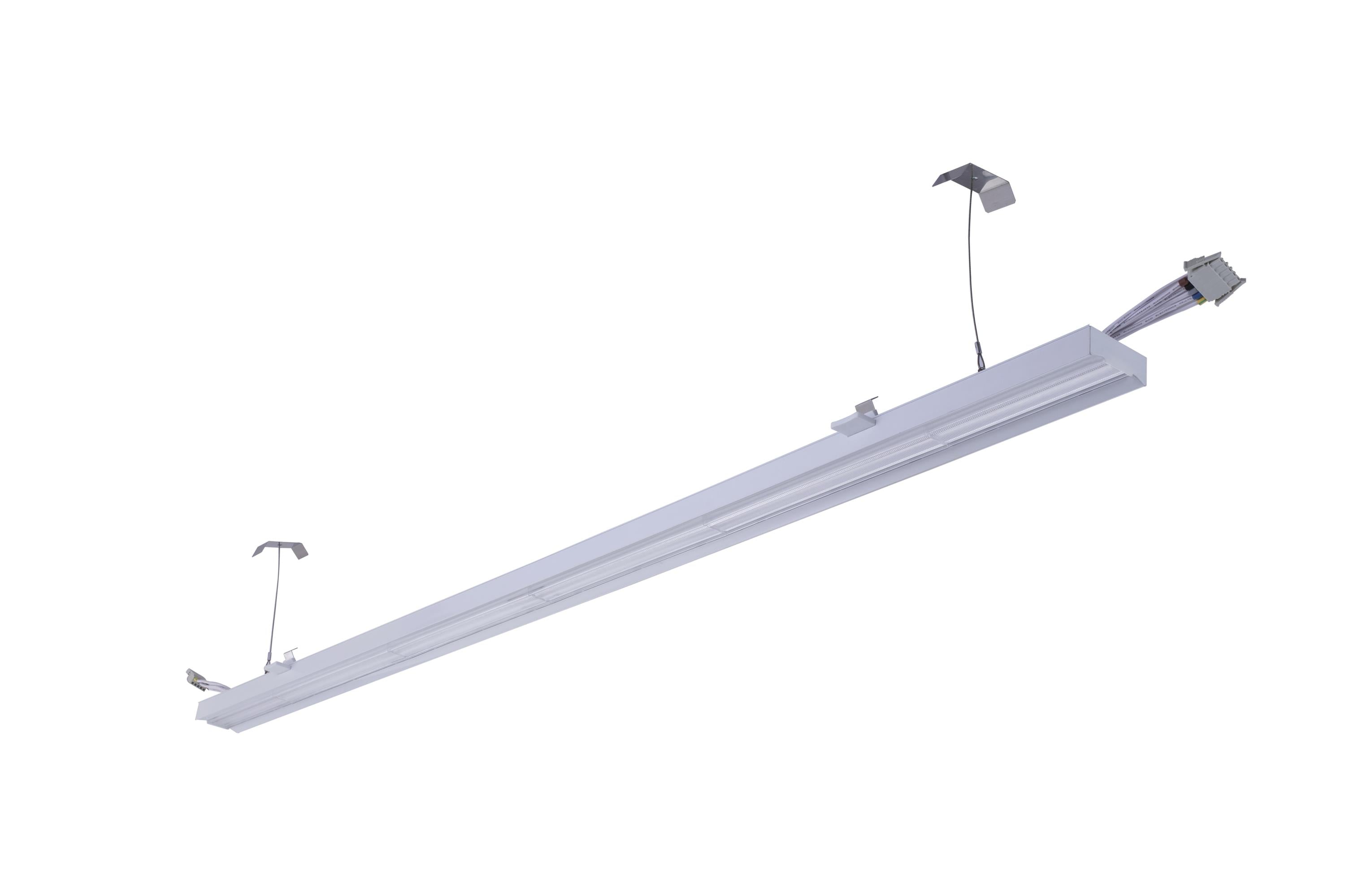 DOTLUX LED-Leuchteneinsatz LINEAlock 1437mm 25-75W 4000K dimmbar 1-10V 90*110° mit Notlichtbaustein