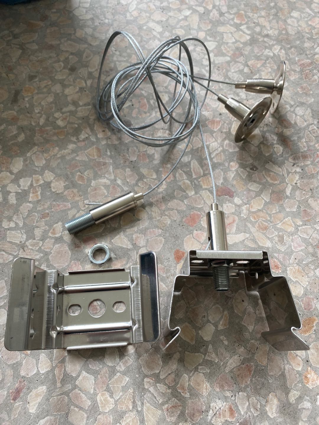 DOTLUX Deckenmontage Seil MISTRALxtreme 150cm Set 2 Stück