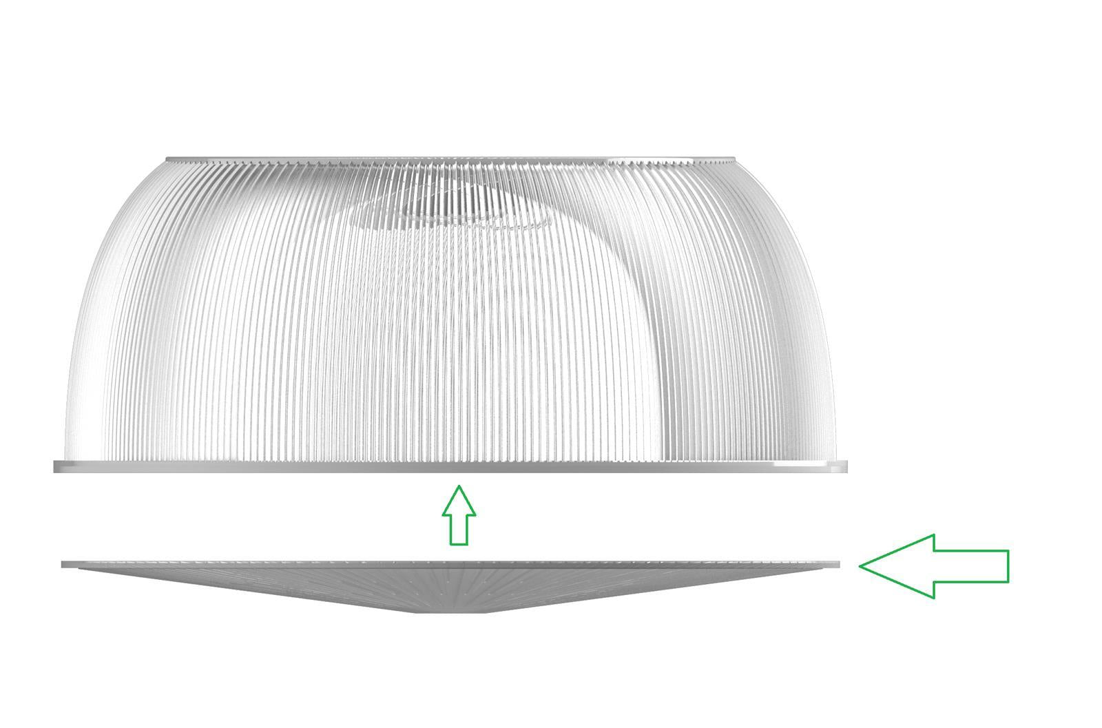 Blendschutzabdeckung für Art. 5153 + 6548  für LIGHTSHOWERdob und LIGHTSHOWERsmart/smart-plus 120+200W