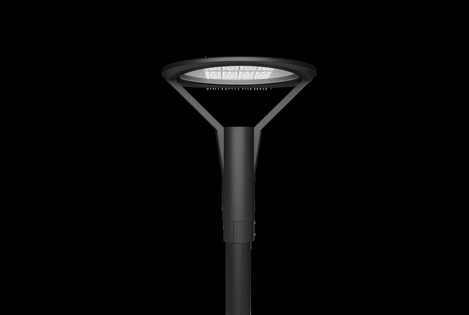 DOTLUX LED-Strassenleuchte PLAZA 100W 3000K 1-10V dimmbar POWERselect