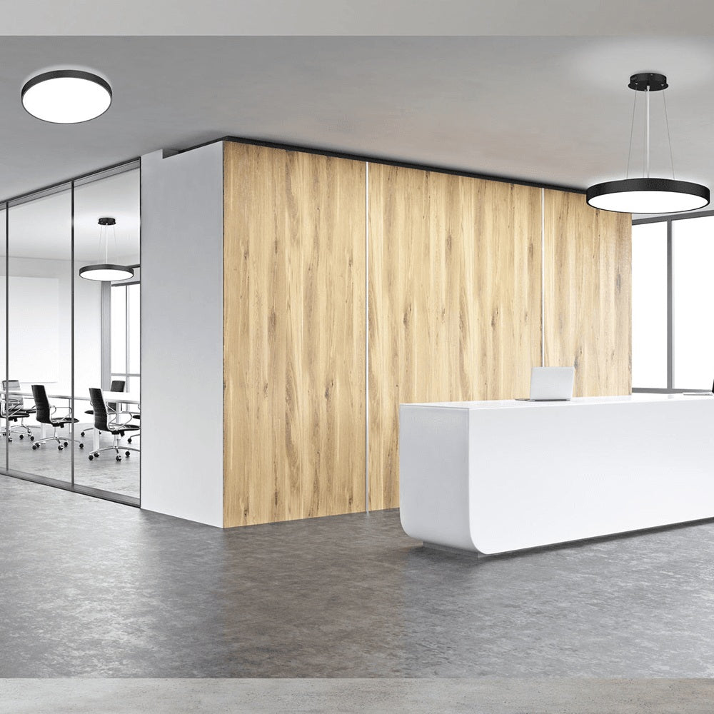 DOTLUX LED-Leuchte DISCugr Ø800mm 75W COLORselect und POWERselect schwarz