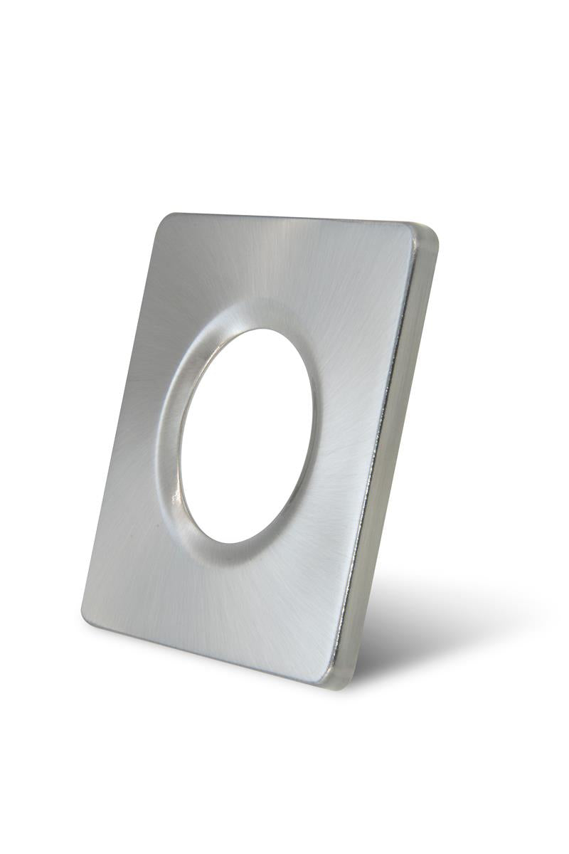 DOTLUX Zierring für MULTISCREW eckig Edelstahl gebürstet