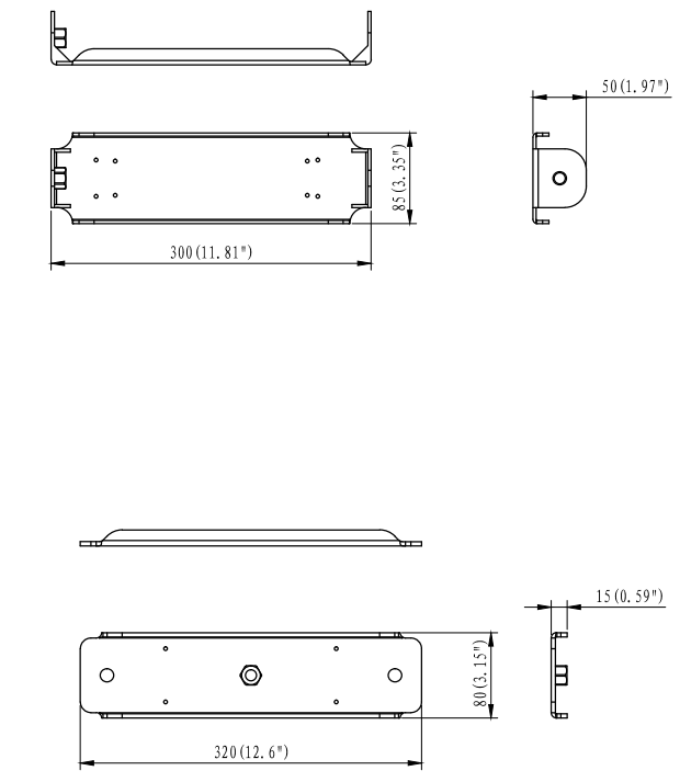 Halterung Duo für DOTLUX LED-Hallenstrahler COOLER