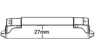 DOTLUX LED-Verstärker max. 360W für einfarbige LED-Streifen 1 Kanal 1x15 A (12-24V)
