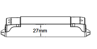 DOTLUX LED-Verstärker max. 360W für einfarbige LED-Streifen 1 Kanal 1x15 A (12-24V)