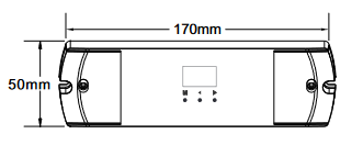 DOTLUX DMX Empfänger/Dimmer mit integrierter Stand Alone Funktion 4 Kanäle 12-24V DC 4x5A