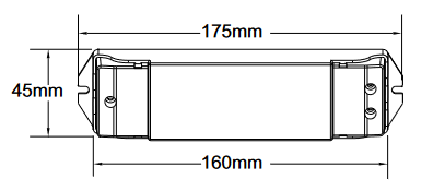 DOTLUX LED Funk-Empfänger/Dimmer Fusion Technology Triac Empfänger 2,0A 1 Kanal 100 - 240V AC