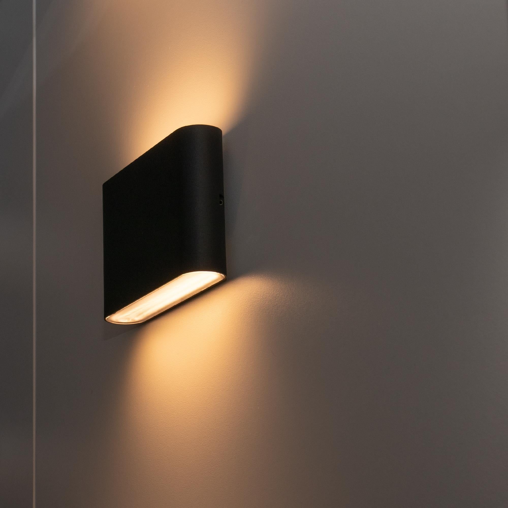 DOTLUX Wandleuchte FLASK 6W 3000K schwarz