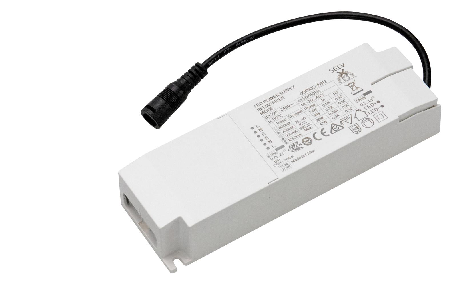 DOTLUX LED-Netzteil CC 600mA-1050mA 24-42W 220-240V